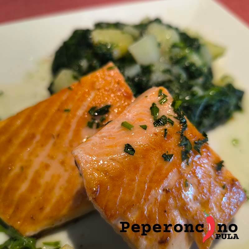 Najbolji Losos na žaru s prilogom u Puli