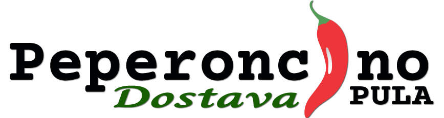 Peperoncino Pula Dostava, dostavljamo sve iz naše ponude u otprilike 30 - 45 minuta na području grada Pule i okolice - Medulin, Ližnjan, Jadreški, Šišan, Pomer, Banjole, Volme, Premantura, Pješčana uvala, Štinjan, Fažana, Peroj, Galižana, Loborika