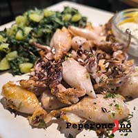 Najbolje baby Lignje na žaru sa prilogom u Puli