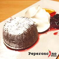 Best whitechocolate lavacake Souffle bijela čokolada in Pula