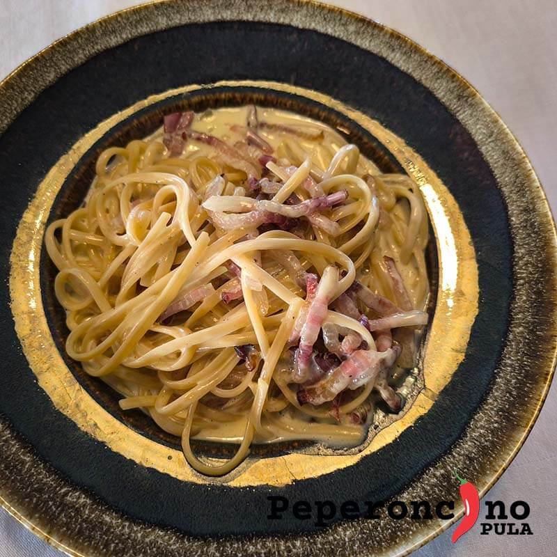 Best Spaghetti carbonara in Pula